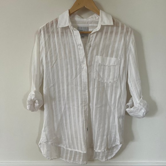 Sheer striped button-down by Rails - Picture 1 of 3
